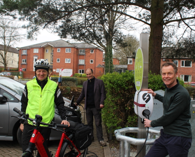 Cumbria bike mayor launches new public chargepoints in Penrith