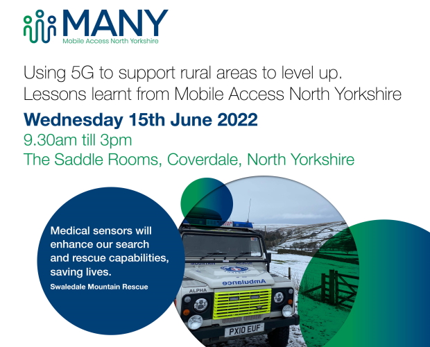 Event announcement: Using 5G to support rural areas to level up