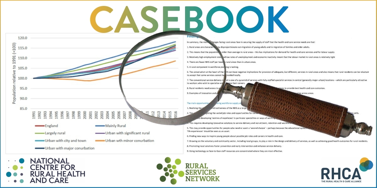 September Edition of Casebook from the Rural Health and Care Alliance