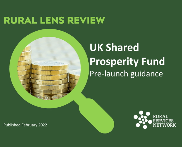 Rural Lens Review of Shared Prosperity Fund Prelaunch Guidance